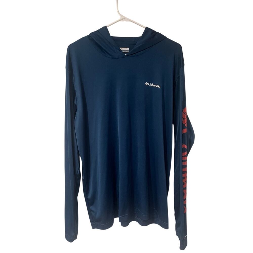 Columbia Athletic Men's Long Sleeve Hooded Shirt